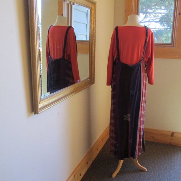 Lg. Cotton Custom Designed Applique Jumper with Orange Coldwater Creek Top - Picture 2 of 9